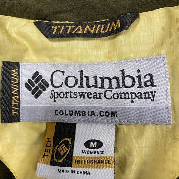 Columbia Yellow Titanium Interchange Quilted Coat Size Medium NEW - Picture 7 of 7